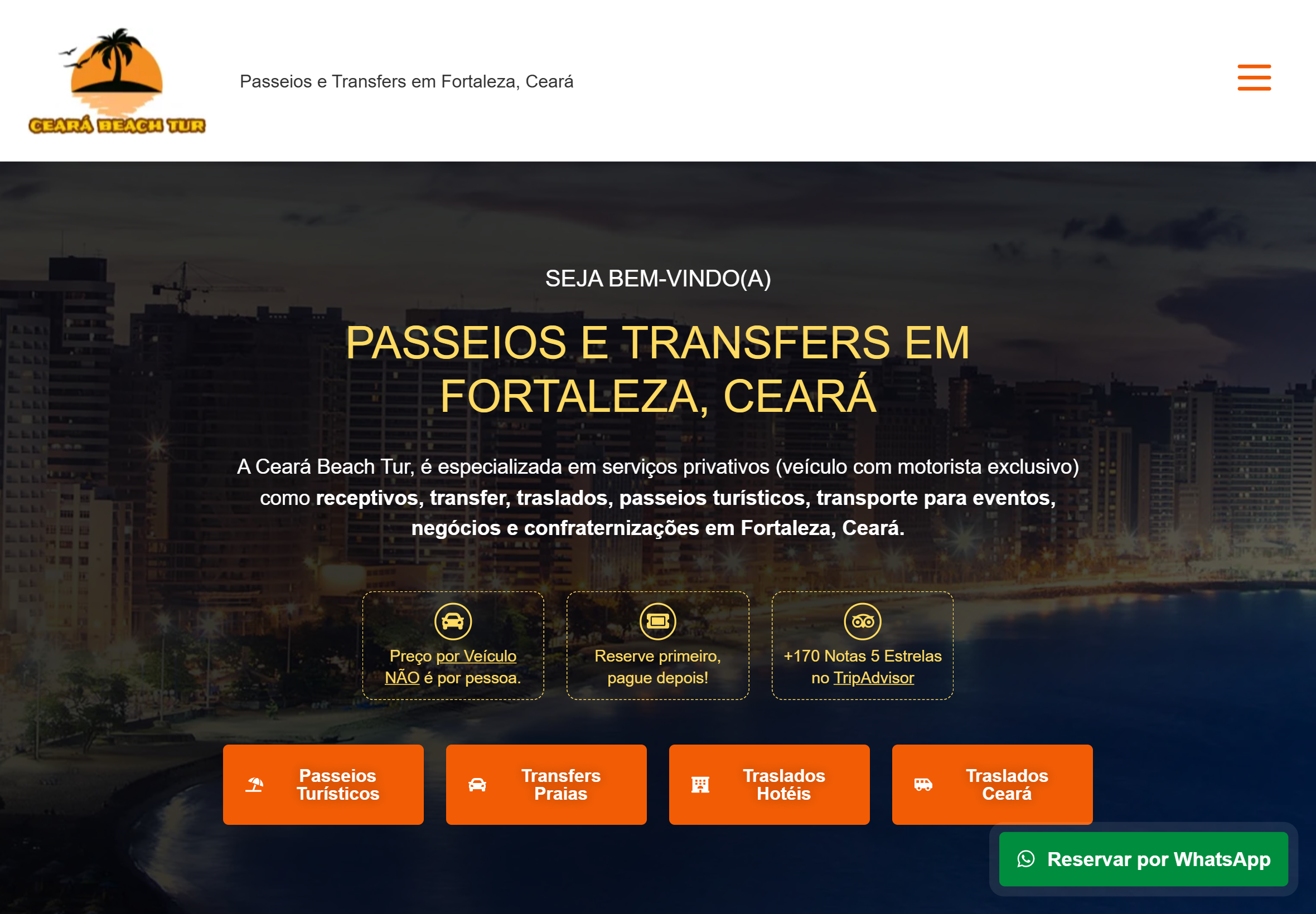 For Transfer e Passeios em Fortaleza For Transfer e Passeios em Fortaleza