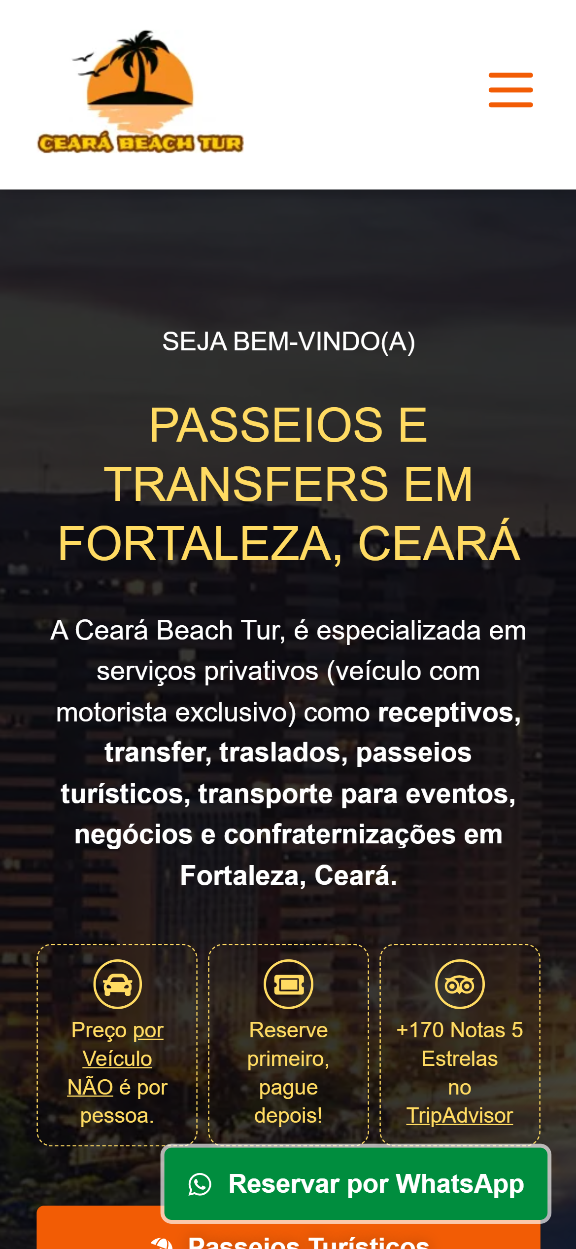 For Transfer e Passeios em Fortaleza For Transfer e Passeios em Fortaleza